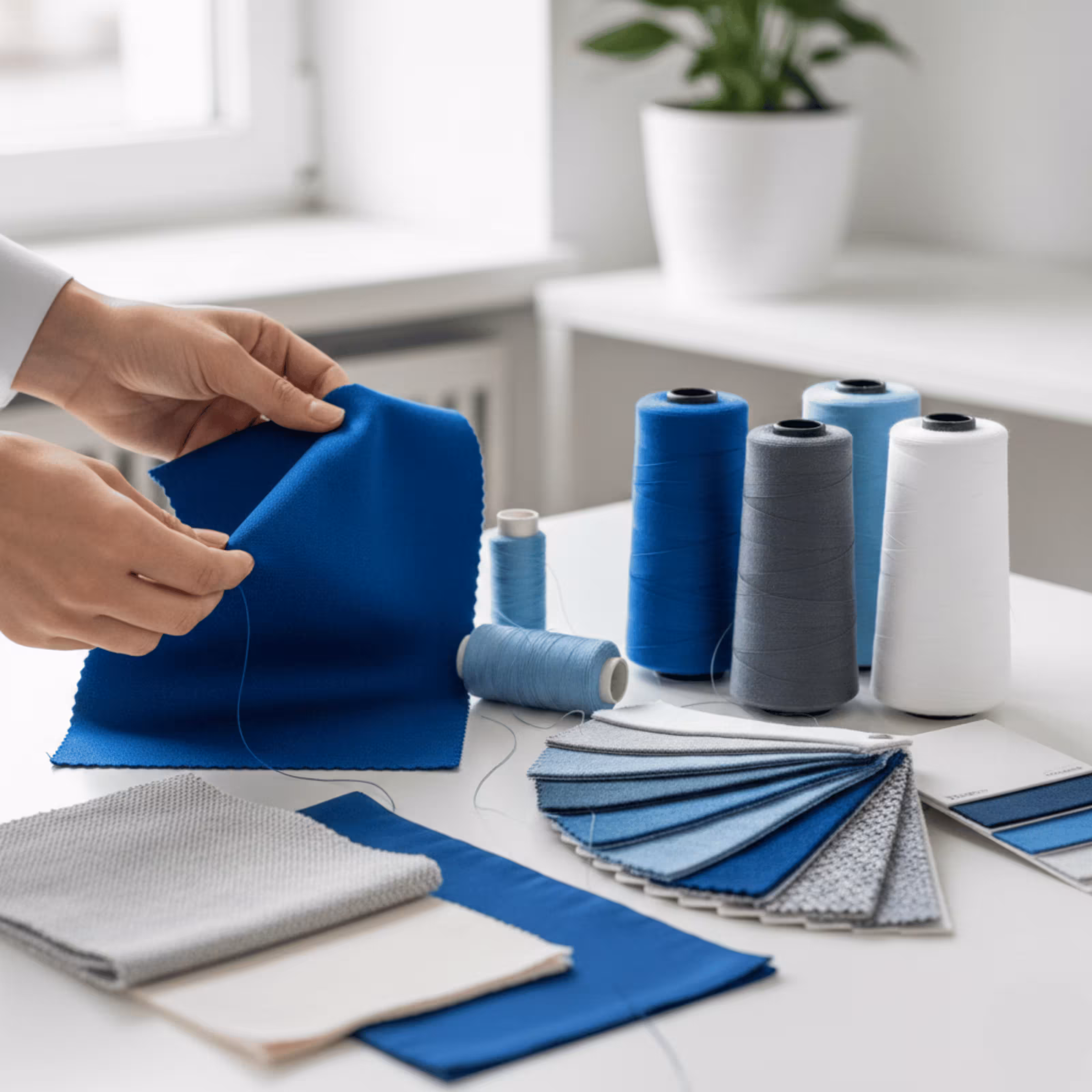 Kurumsal renklerde kumaş ve iplik seçimleri